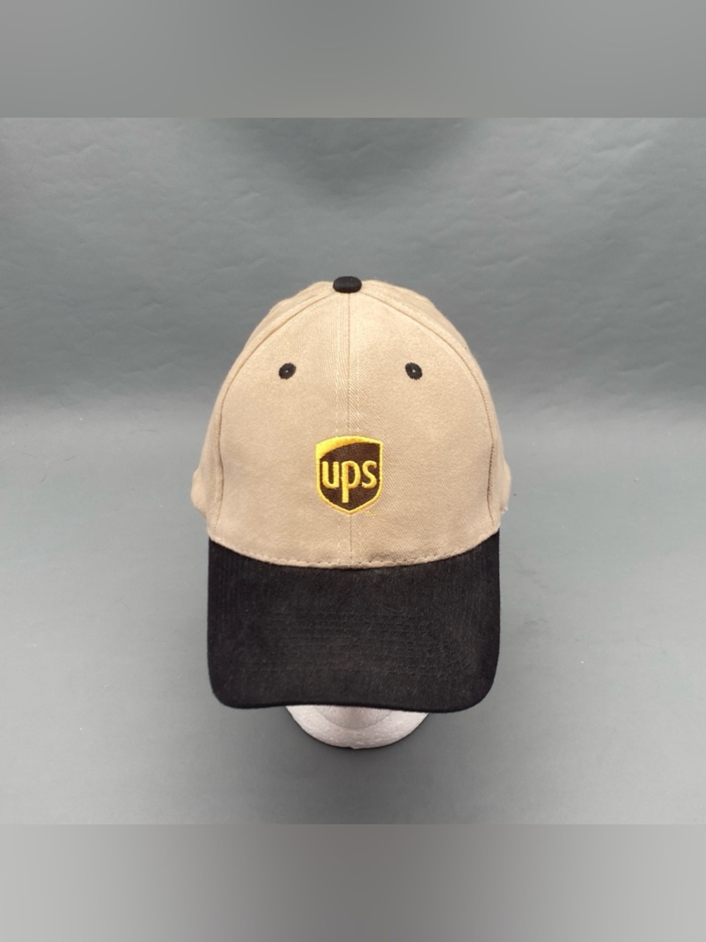 UPS Authentic Baseball Cap Hat Adjustable Size Strap Brown Cap